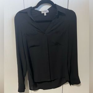 Express black button down shirt. Size XS.